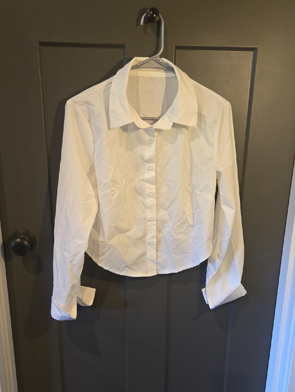 Crisp White Shirt - Size S
